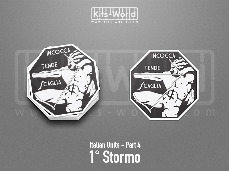 Kitsworld SAV Sticker - Italian Units - 1° Stormo W:98mm x H:100mm 